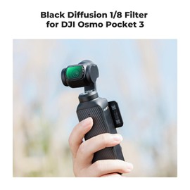 K&F Concept Magnetic Black Diffusion 1/8 Filter for DJI Osmo Pocket 3 Create Combo, Multi-Coated Mist Dreamy Cinematic Effec Filter for Video/Vlog/Portrait Photography