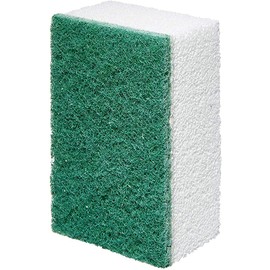 Compac Home Magic-Stone Kitchen Cleaner Scrub - 2-Sided Scouring Brick/Sponge, Easily Removes Stubborn Grime, Grease, Food from Oven Trays, Pans, Cookie Sheets, 4 Count