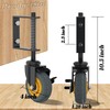 Lygoeege 2Packs Gate Wheel with Brake 4inch Gate Caster for