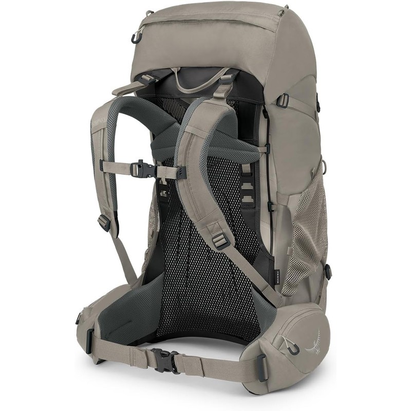 Osprey Renn 50L Women's Backpacking Backpack, Pediment Grey/Linen Tan