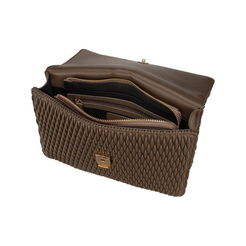 VALENTINO Frequency Re Flap Bag Taupe, taupe