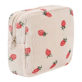 Small Makeup Bag for Purse,Corduroy Cute Cosmetic bag for Purse,Portable Mini Makeup Bag,Travel Toiletry Small Makeup Pouch for Women,Mini Pouch Lipstick Cosmetic Accessories Organizer