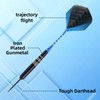 3 Pcs Blue Professional Darts,Darts 22g, Steel Darts with Aluminum