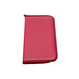 Calabria S-31 Slim Soft Slip-In Eyeglass Case Burgundy Red Men Women Vinyl Eye Glasses Pouch Sleeve Sunglass Holder Storage