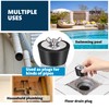 Vizava 4 Pack Rubber Pool Winter Plugs with One T-Handle