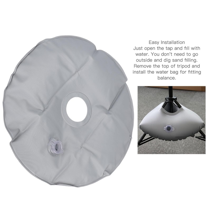 Tripod Photography Water Weight Bag, Foldable Ground Base Water Sinker,
