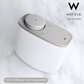 W Hotel Mini Home Fragrance Scent Refill - Works with Plug in Wall Diffuser - Luxury Hotel Collection - Notes of Lemon, Green Tea, and Laurel Leaf - Sweet Lemon