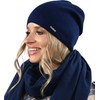 Alur EKO Women's Beanie Winter Hat Knitted Hat Warm Elastic