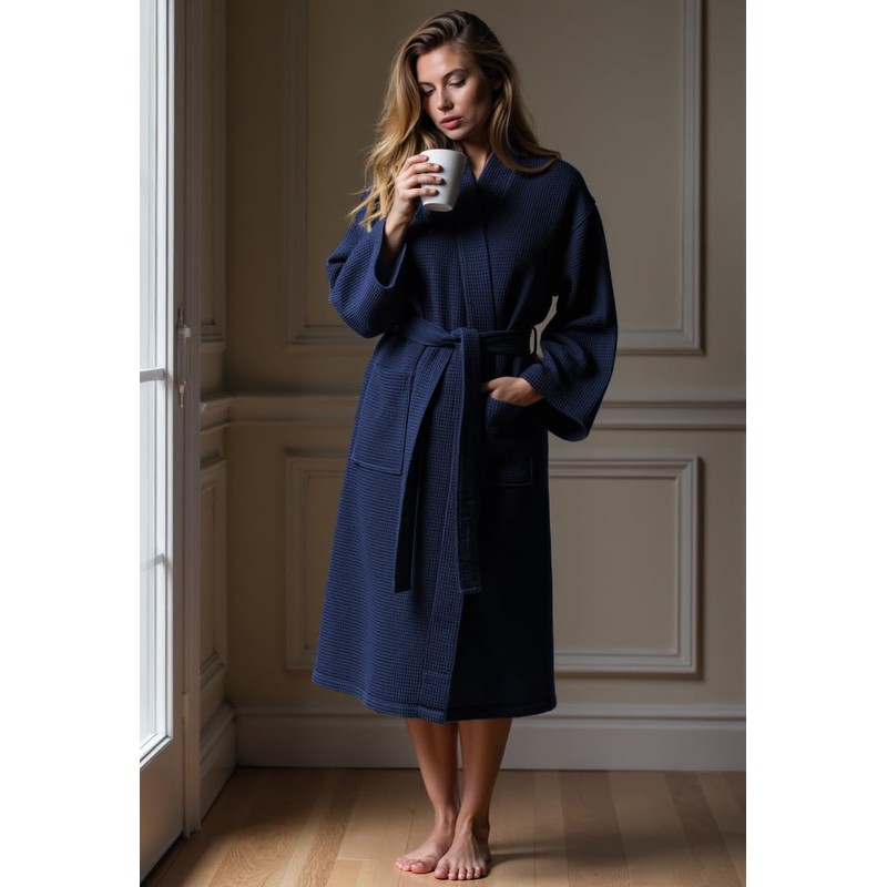 Turquaz Robes For Women Lightweight Unisex Waffle Kimono Bathrobe Mothers