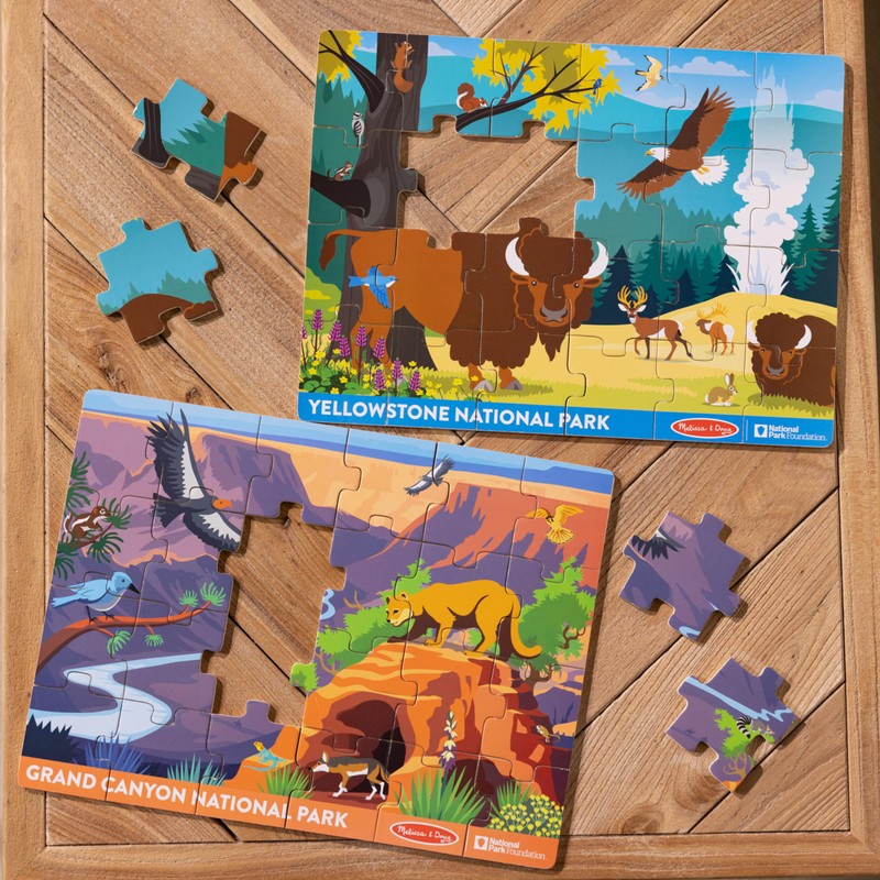 Melissa & Doug National Parks Yellowstone & Grand Canyon 24pc