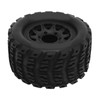 4 Pcs 1/10 RC Snow Tires Set with Wheels Strong