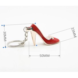 High Heels Keyring 6 Pieces Fashion Personality Keyring for Girlfriend Bag Charm, colour