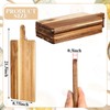 Patelai 12 Packs Wooden Cutting Board Set with Handles Large