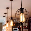 JHOTEC Outdoor Post Light,High Voltage Wired Lantern Column Lamp,Garden Light，for