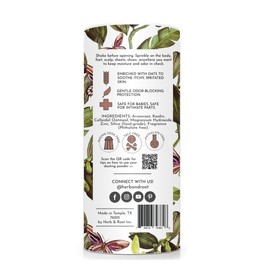 Vanilla Talc Free Dusting Powders made with Arrowroot, soothing oats, zinc, and magnesium. Free of Baking Soda. for chafing, deodorizing, sweating