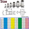 175PCS 304 Stainless Steel Rivet Nut Threaded Rivetnut Insert Nutsert(M3