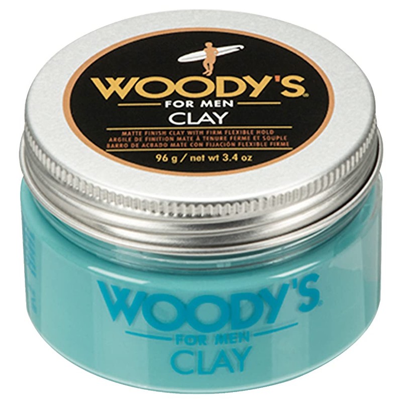 Woody's Matte Finish Clay For Men, Styling, 3.4 Oz