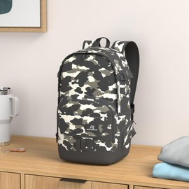 rickyh style School Backpack Travel Bag for Men & Women Lightweight College Back Pack with Laptop Compartmen