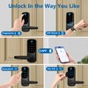 VOLIBeL Smart Door Handle with Lock, Upgraded Keypad Fingerprint Door