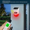 Solar Strobe Light Alarm Waterproof Waterproof Anti Theft Outdoor Motion