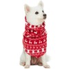 Blueberry Pet Ugly Christmas Holiday Reindeer & Snowflake Dog Apparel