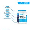 Aminoácidos Bcaas + Glutamina Blu-e 1kg Varios Sabores Full