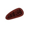 Red Fez Knee Cushion, Rubber with 6 Ribs (Set (1xlinks/1xrechts)