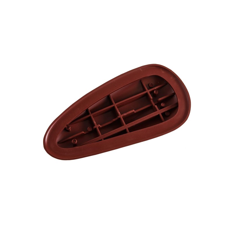 Red Fez Knee Cushion, Rubber with 6 Ribs (Set (1xlinks/1xrechts)