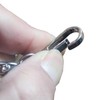 Yiaizhuo 3 Pack (16",36",48") Silver Purse Chain Strap Bag Chains