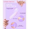 MORGLES 500 Pcs Clear Acrylic Nail Tips Square Full Cover