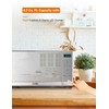 COMMERCIAL CHEF 0.7 Cu Ft Microwave with 10 Power Levels,