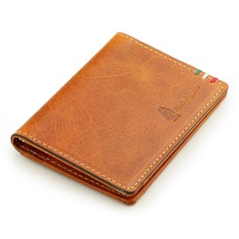 Hush Puppy Italian Leather "Rally" Pass Case, Camel