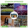 MAY TREE Clear Bag for Stadium Events 12×6×12 Clear Tote
