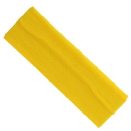 Topkids Accessories Yoga Headband Headband Kylie Hair Band Hair Band Hair Band Hair Band Stretchy Elastic for Women Men Boys Girls (7cm, Yellow)