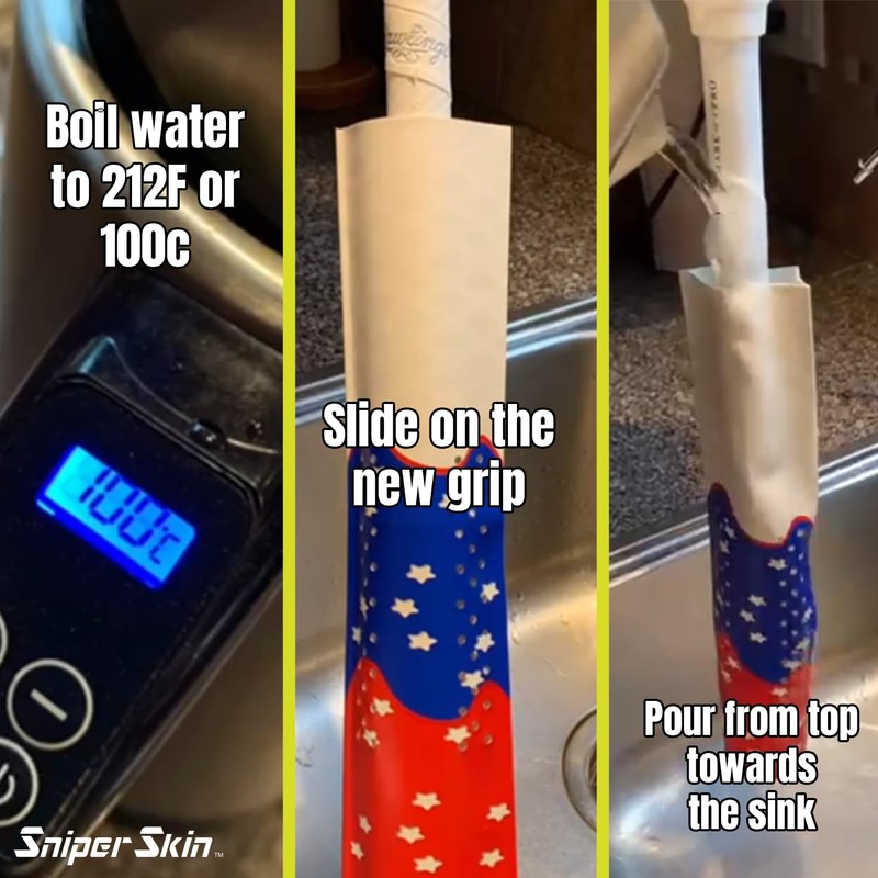 SNIPER SKIN Baseball & Softball Bat Grip | Replacement Bat