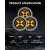 ANGELSWORD 3 Inch Circular Saw Blade, 7/16" Arbor 36T, for