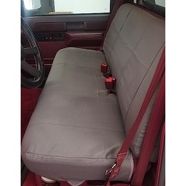 Durafit Seat Covers Made to fit 1988-1991 Chevy Silverado and GMC Sierra Solid Bench Seat. Will Not Fit 454 SS Model. Made in Dark Gray Twill