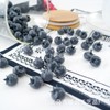 Rikyo 50 Blueberries Artificial Fruits, Realistic Lifelike Blue Foam Fruits,