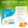 OPTITEKNIK Manuka Honey Gauze Dressing 2"x2" Pack of 10, Manuka