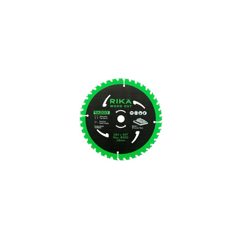 Rikä TCTR010 Razor Pro TCT Circular Saw Blade 184mm x