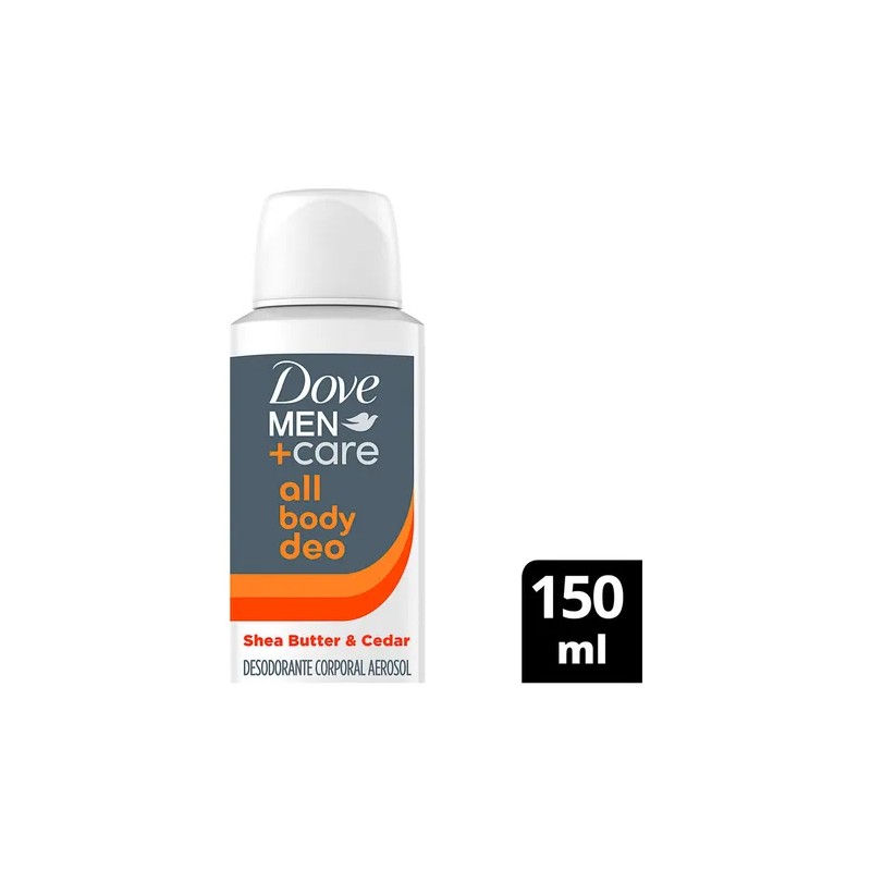 Desodorante Corporal en Aerosol Dove Shea Butter & Cedar 150