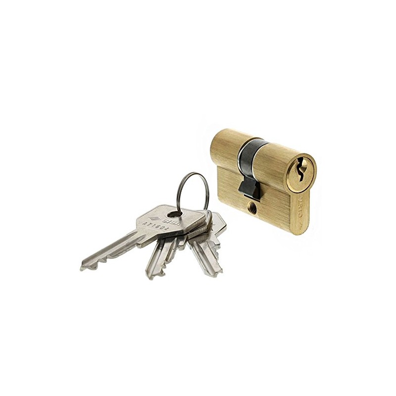CISA European Profile Cylinder C2000, Brass, gold, 0G300050