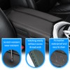 Center Console Cover Waterproof Leather Armrest Console Compatible with Benz