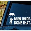 Parachute Skydiving Decal Sticker for Car Window 8.0 Inch BG