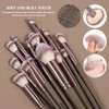 MAANGE 35 Pcs Brochas de Maquillaje Profesional Set de Herramientas