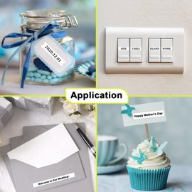 4 x hehua TZe231 Compatible with Brother P-Touch 12 mm Tapes, TZe Label Tape TZe-231 TZe 231 0.47 Laminated Label Tape for Ptouch H110 H107b H105 H100lb H1010, Black on White (12 mm x 8 m)