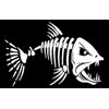 Fish Skeleton Fish Bones Skull Auto Car Boat Bumper Window