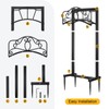 Shomextol Garden Hose Holder -Upgraded Hose Holder Holds,Freestanding Heavy Duty