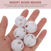 Totority Doll Round Rattle Ball 50pcs Singer Hand Rattles Bunny