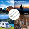 OUTXE Titanium Flatware Knife Fork Spoon Set Lightweight Ti Camping